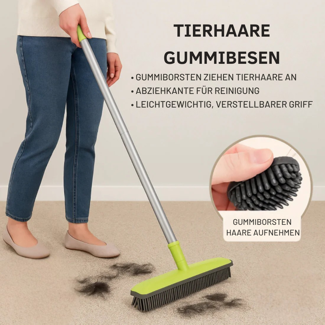 FellFix™ - Gummibesen für Tierhaare